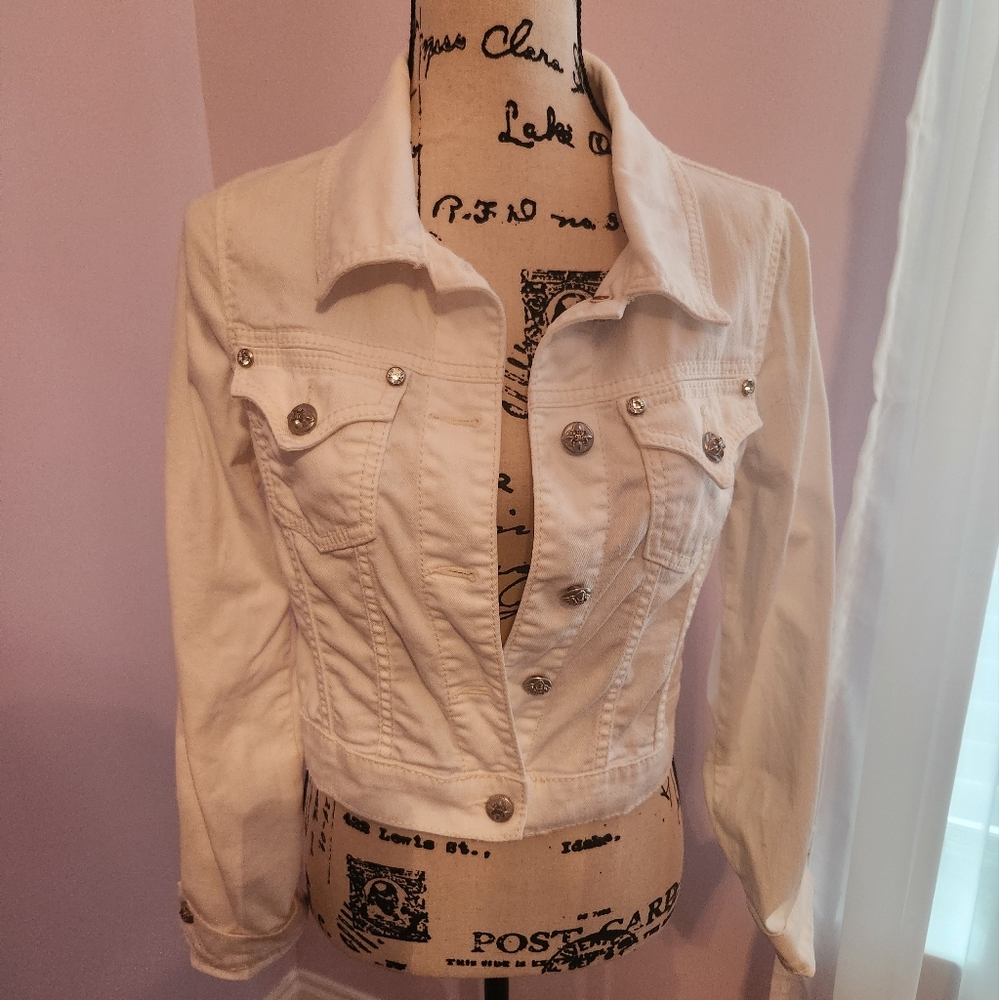 Miss Me Waist Denim Jean Jacket size Small